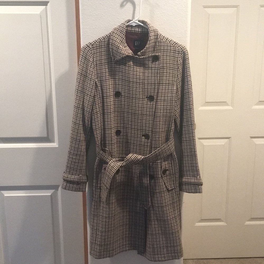Gap Houndstooth Peacoat